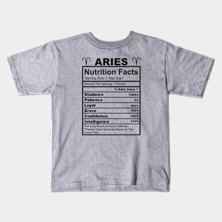 Aries Facts Kids T-Shirt